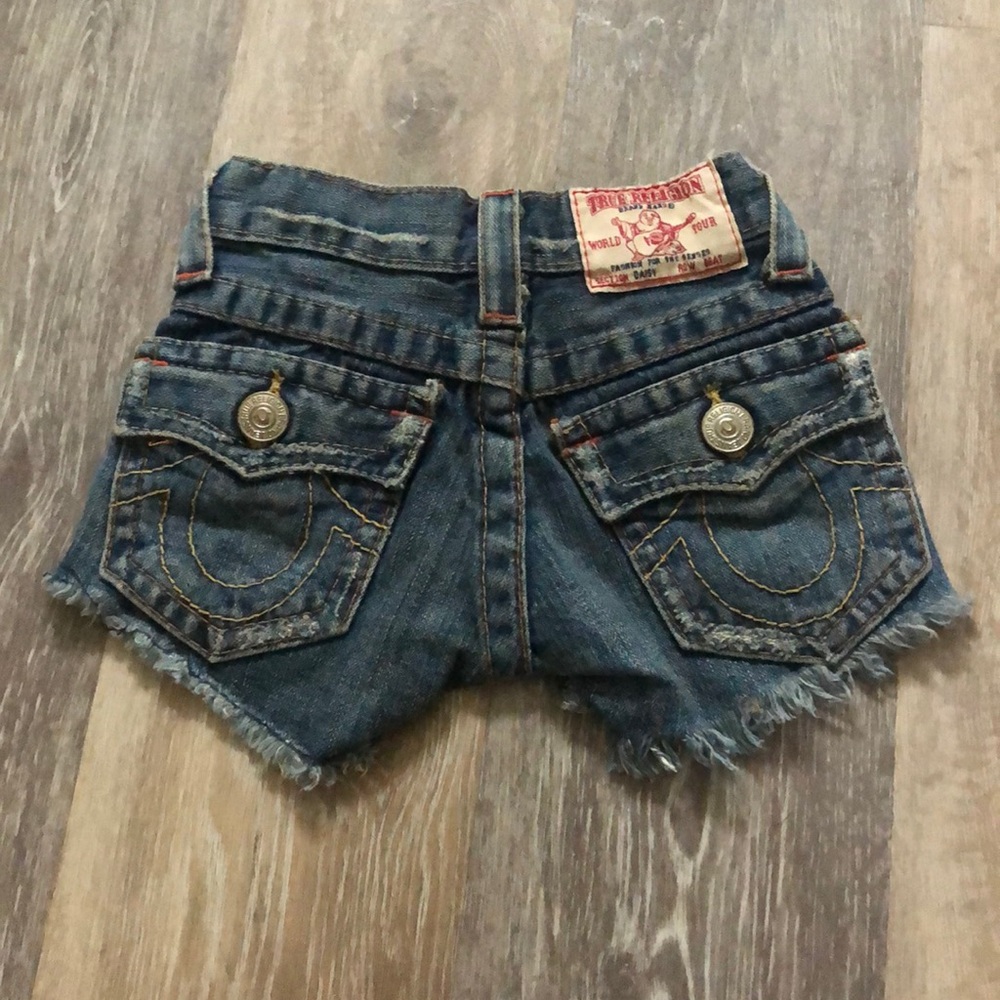 True religion girls shorts
